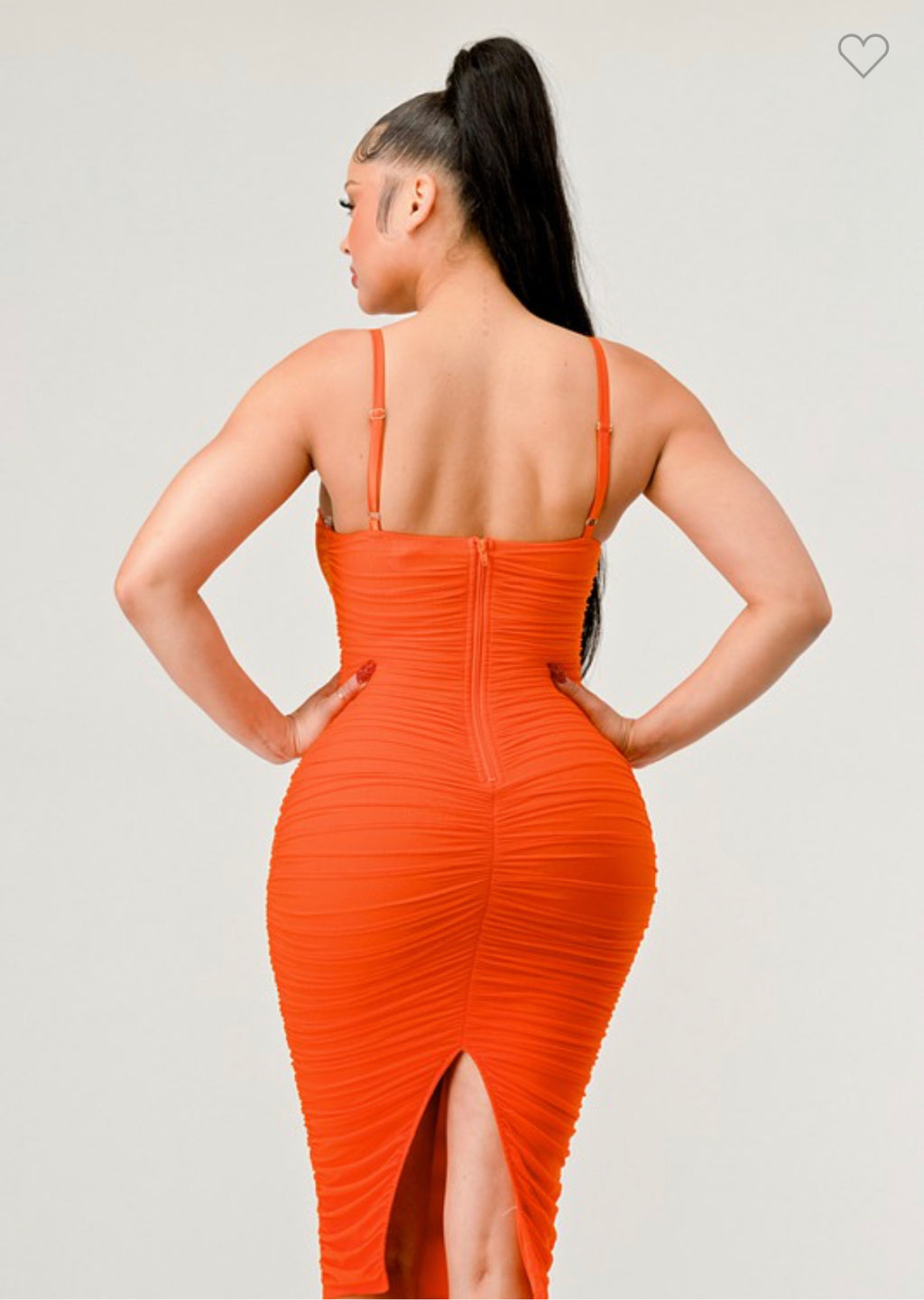 Orange dress
